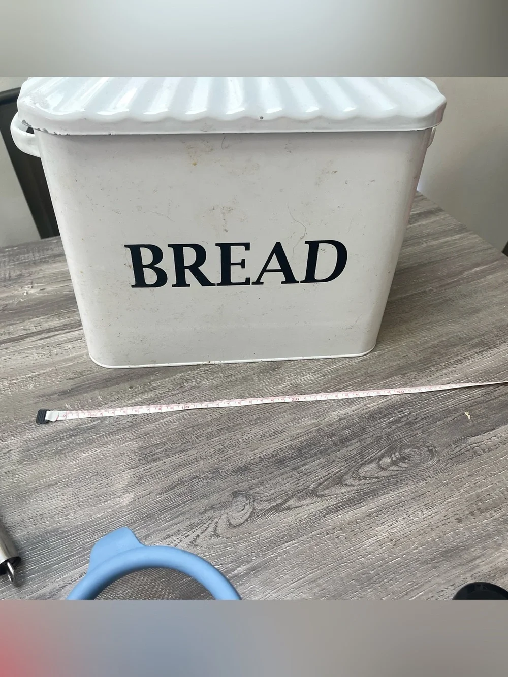 Farmhouse Assorted Kitchen Strainers, Tools, & BreadBox